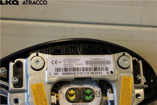 Airbag rattpute til Mercedes C-Klasse 2007-2011 (Fase 1) (W204) (W204) (A0008605602|)