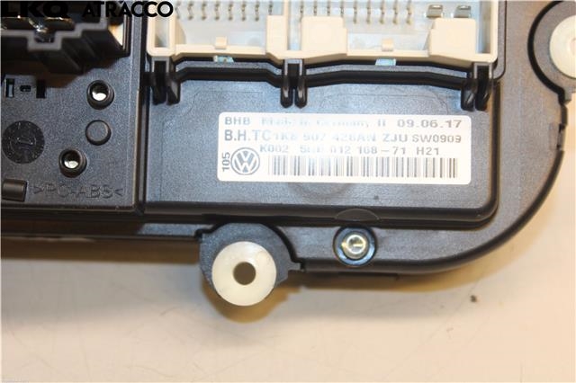 Varmeapparat betjening til VW Caddy 2015-2020 (Type III, Fase 3)  (1K8907426AN|)
