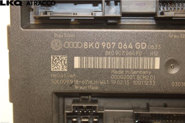Styreenhet comfort (BCM) til Audi A4 2007-2014 (Type IV) (B8) (B8) (8K0907064HJ|)