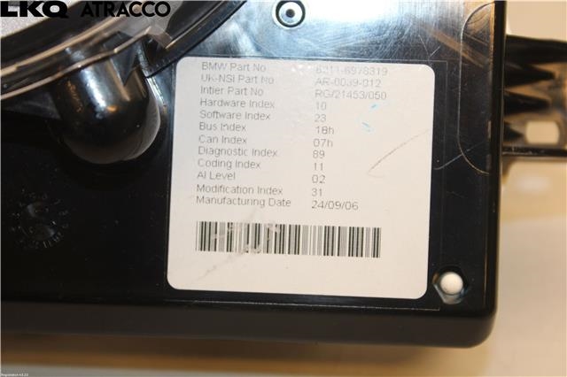 Instrumentpanel til Mini One/Cooper 2001-2007 (R50-53) (R50-53) (62109126988|)