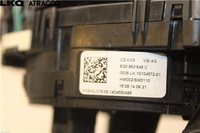 Bryter combi til Škoda Octavia 2013-2016 (Type III, Fase 1)  (5Q0953513R|)