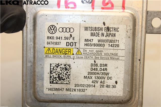 Styreenhet xenon/ballast til VW Golf VII 2012-2017 (Fase 1)  (8K0941597E|)