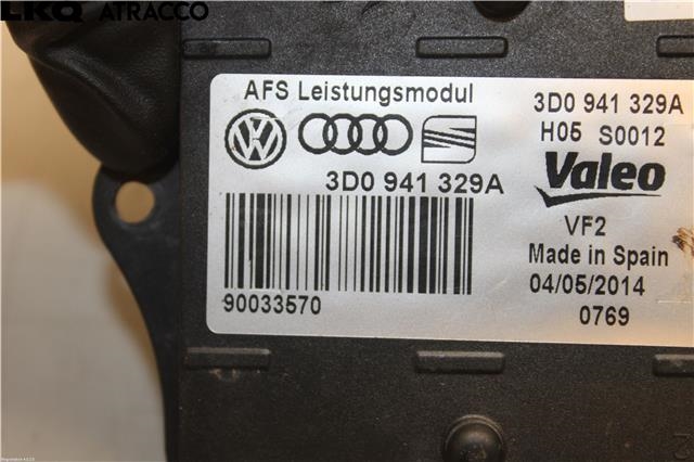 Styreenhet xenon/ballast til VW Golf VII 2012-2017 (Fase 1)  (3D0941329D|)