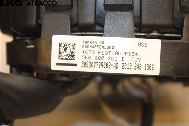 Airbag rattpute til Škoda Octavia 2013-2016 (Type III, Fase 1)  (5E0880201B|)