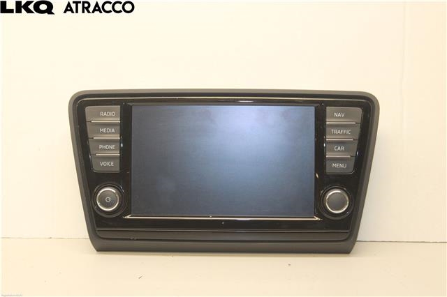 Multimedia display (MCU - Media Controller Unit) til Škoda Octavia, 2013-2016 (Type III, Fase 1)  (5E0919606)