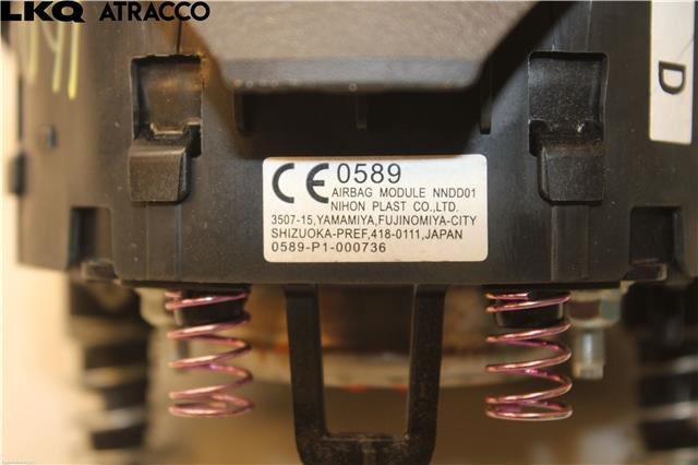 Airbag rattpute til Nissan Leaf 2018-->> (Type II)  (K85105SH0A|)