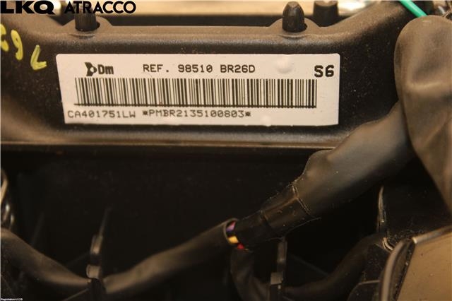 Airbag rattpute til Nissan Qashqai 2010-2014 (Type I, Fase 2)  (98510BR26D|)