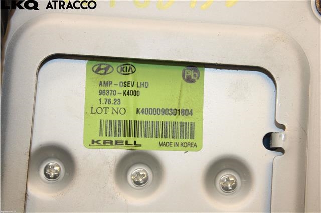 Bilstereo forsterker til Hyundai Kona 2017-2021 (Type I, Fase 1)  (96370K4000|)