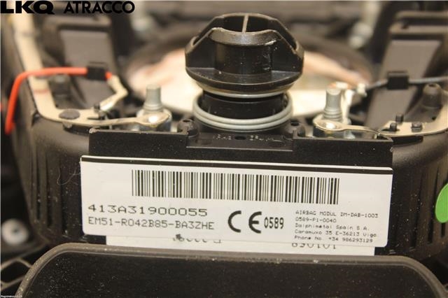 Airbag rattpute til Ford Focus 2011-2014 (Type III, Fase 1)  (1792378|)
