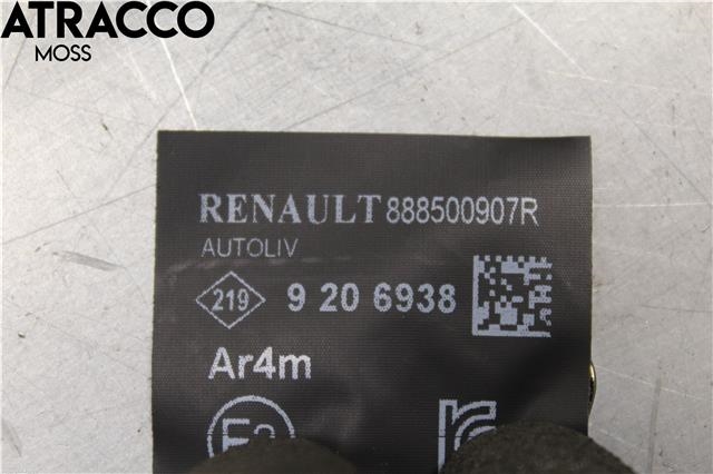 Sikkerhetsbelte bak midtre til Renault Zoe 2013-2019 (Fase 1)  (888417455R|)