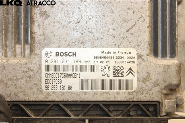 Styreenhet motor til Toyota Proace 2016-->> (Type II) (SU001A7174|)