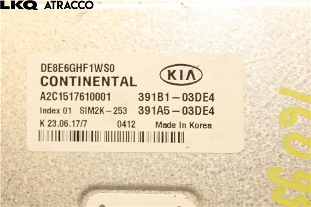 Styreenhet motor til Kia Niro 2016-2021  (391A503DE4|)