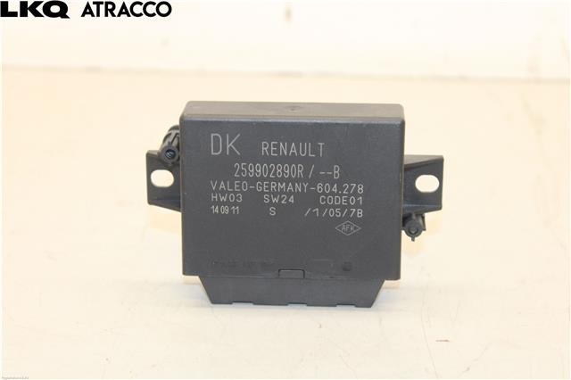 Styreenhet nøkkelfri/keyless til Renault Megane, 2009-2016 Type III (259902890R)