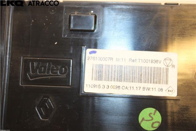Varmeapparat betjening til Renault Megane 2009-2016 Type III  (275100007R|)