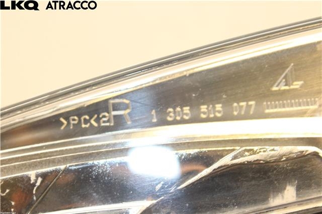 Frontlykt høyre halogen til Renault Megane 2009-2016 Type III  (260100850R|)