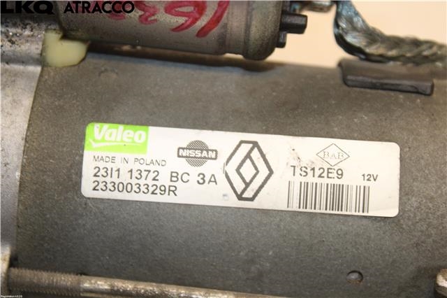 Starter diesel til Renault Megane 2009-2016 Type III  (8200584675|)