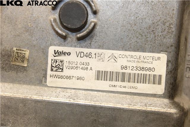 Styreenhet motor til Peugeot 308 2013-2021 (Type II) (1611717080|)
