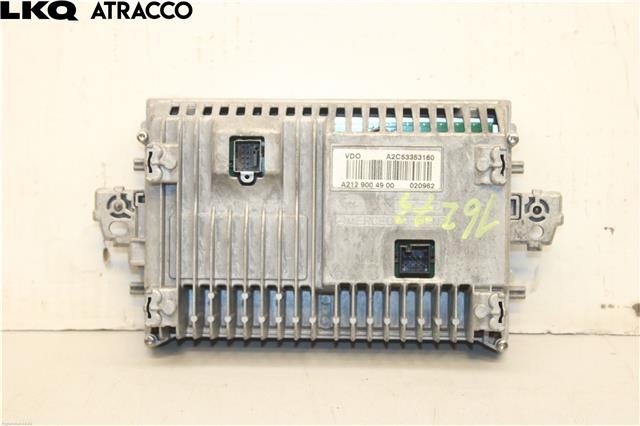 Multimedia display (MCU - Media Controller Unit) til Mercedes E-Klasse 2009-2013 (Fase 1) (W212) (W212) (A2129004900|)