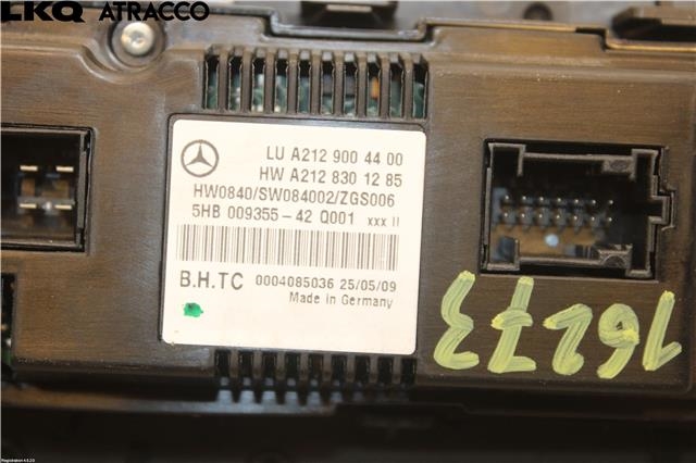 Varmeapparat betjening til Mercedes E-Klasse 2009-2013 (Fase 1) (W212) (W212) (A2129004400|)