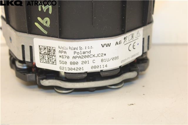 Airbag rattpute til VW Golf VII 2012-2017 (Fase 1)  (5G0880201C|)