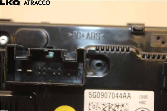 Varmeapparat betjening til VW Golf VII 2012-2017 (Fase 1)  (5G0907044BD|)