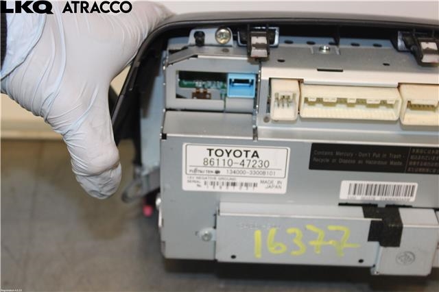 Multimedia display (MCU - Media Controller Unit) til Toyota Prius 2004-2009 (Type II) (COMBI) (COMBI) (8611047230C0|)