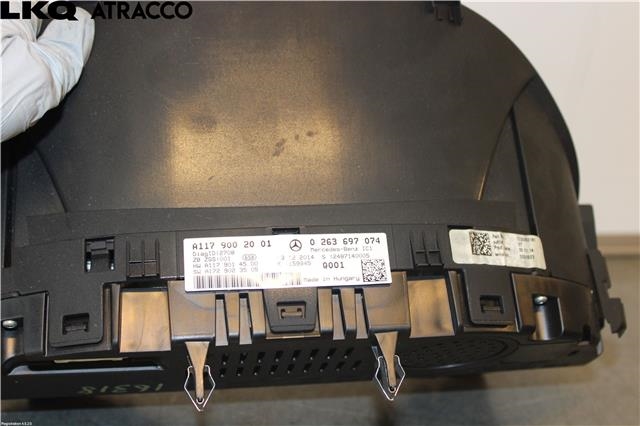 Instrumentpanel til Mercedes CLA 2013-2019 (C117) (C117) (A1179004001|)