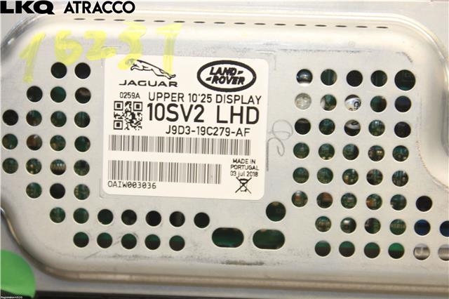 Multimedia display (MCU - Media Controller Unit) til Jaguar I-PACE 2018-->>  (T4K4206|)