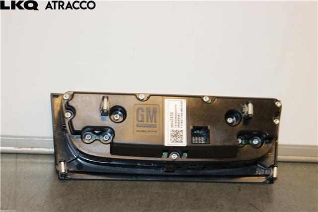 Varmeapparat betjening til Opel Astra K 2015-->> (39042439|)