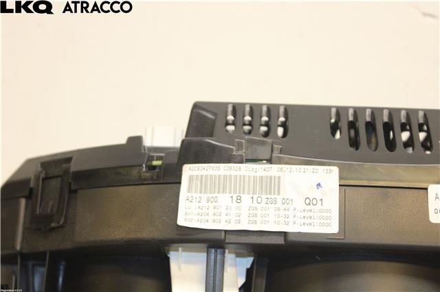 Instrumentpanel til Mercedes E-Klasse 2009-2013 (Fase 1) (W212) (W212) (A2129001810|)