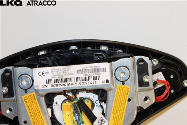 Airbag rattpute til Mercedes E-Klasse 2009-2013 (Fase 1) (W212) (W212) (A0008605902|)