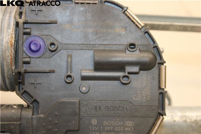 Viskermotor frontrute til Audi A3 2009-2012 (Type II, Fase 2)  (8V1955023D|)