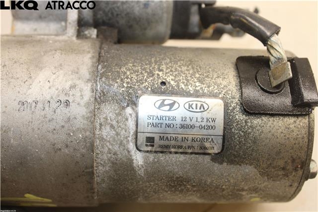 Starter til Kia Stonic 2017-->>  (3610004200|)