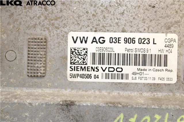 Styreenhet motor til VW Polo 2009-2014 (Type V, Fase 1)  (03E906023L|)