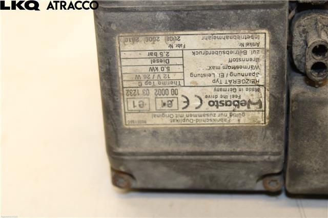 Dieselvarmer til Mazda 6 2010-2013 (Type II, Fase 2)  (GDB1209A0B|)