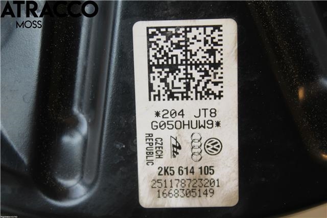 Bremsekraft-forsterker til VW Caddy 2015-2020 (Type III, Fase 3)  (2K5614106|)