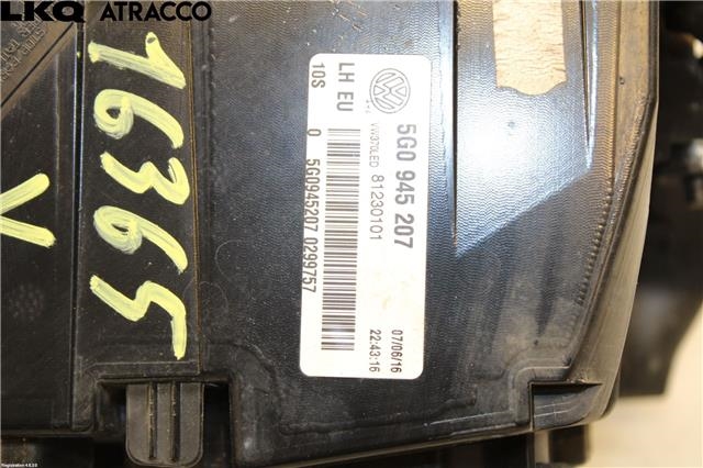 Baklykt venstre til VW Golf VII 2012-2017 (Fase 1)  (5G0945207|)
