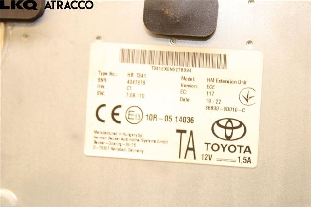 Bilstereo forsterker til Toyota Yaris Cross (SUV) 2021-->> (868000D010|)