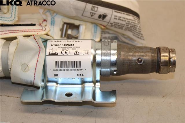 Airbag gardin høyre til Mercedes GLE 2015-2018 (Fase 2) (W166) (W166) (A1668602500|)