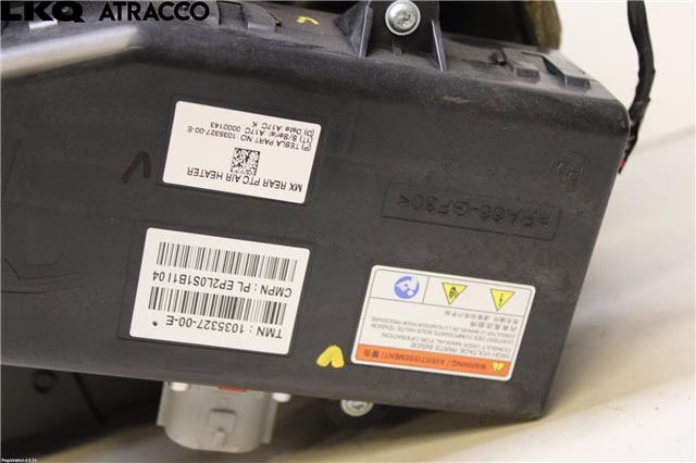 Varmeapparat motor til Tesla Model X 2016-->>  (105258600A|)