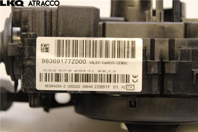 Bryter combi til Peugeot 208 2019-->> (Type II)  (98369177ZD|)