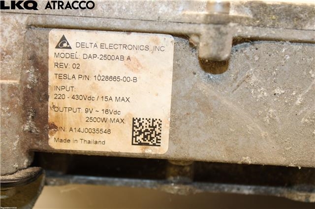 DCDC converter hybrid til Tesla Model S 2013-2016 (Fase 1)  (102866500C|)