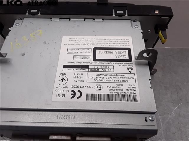 Bilstereo diverse til Toyota Avensis 2009-2015 (Type III, Fase 1)  (8614005010|)