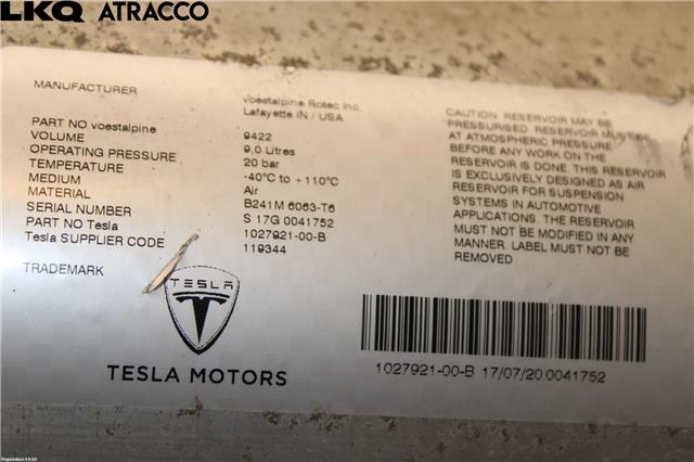 Diverse deler til Tesla Model X 2016-->> (147437900A|)