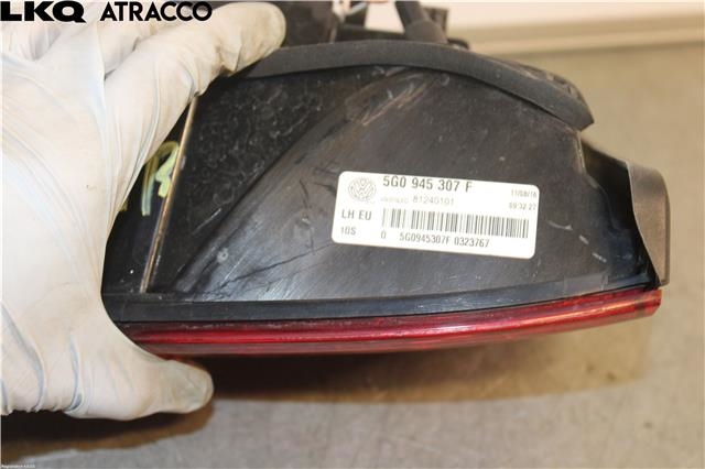 Baklykt venstre indre til VW Golf VII 2012-2017 (Fase 1)  (5G0945307F|)