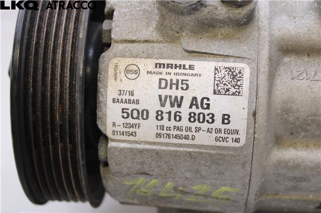 Aircondition kompressor til VW Passat 2015-2019 (Fase 1) (B8) (B8) (5Q0816803D|)