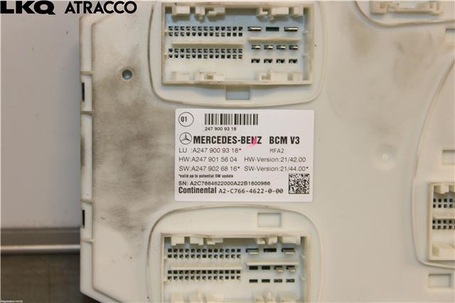 Styreenhet diverse til Mercedes EQB 2022-->>  (A2479009318|)