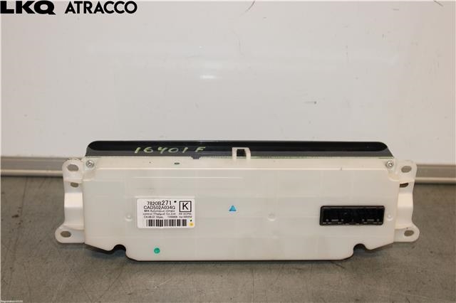 Varmeapparat betjening til Mitsubishi L200 2019-->> (Type V, Fase 2) (7820B271|)