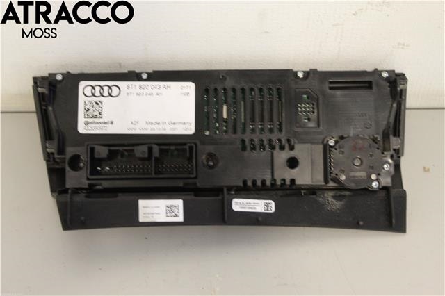 Varmeapparat betjening til Audi A4, Allroad 2009-2016 (Type I) (B8) (B8) (8T1820043AH|)