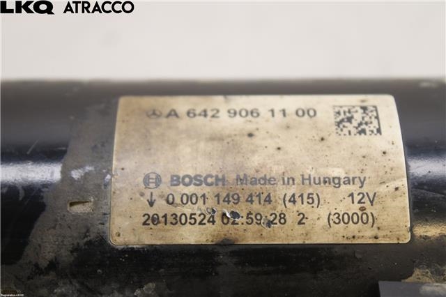 Starter diesel til Mercedes E-Klasse 2009-2013 (Fase 1) (W212) (W212) (A6429061100|)